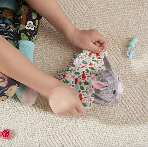 FurReal Newborns Bear Interactive Animatronic Plush Toy: Electronic Pet with Sound Effects and Closing Eyes, for Kids Ages 4 and Up, Multicolor in Kuwait