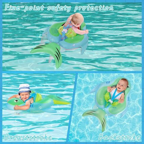 عوامة حمام السباحة للأطفال، عوامة سباحة للأطفال مع مظلة، عوامات سباحة للأطفال قابلة للنفخ مع دعم آمن، عوامة حمام سباحة للأطفال من عمر 12 إلى 18 شهرًا، مدرب سباحة للأطفال من سن 3 إلى 36 شهرًا in Kuwait