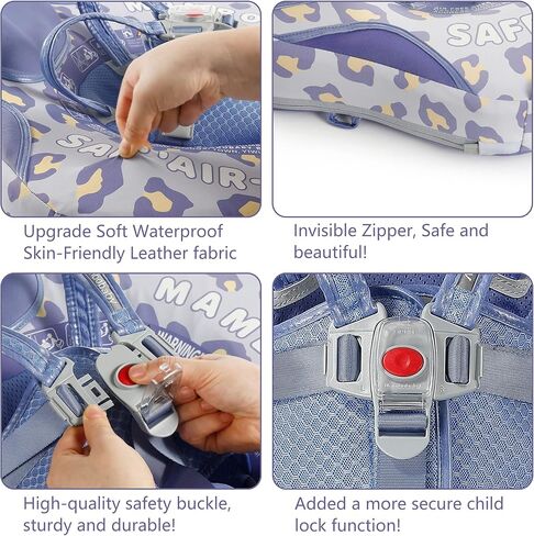 HECCEI Mambobaby Float مع مظلة، إضافة ذيل أحدث إصدار فاخر لطفو الأطفال in Kuwait
