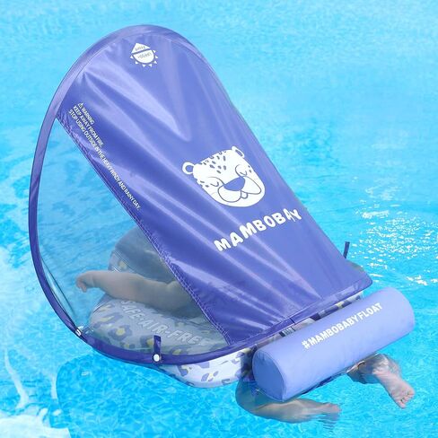 HECCEI Mambobaby Float مع مظلة، إضافة ذيل أحدث إصدار فاخر لطفو الأطفال in Kuwait