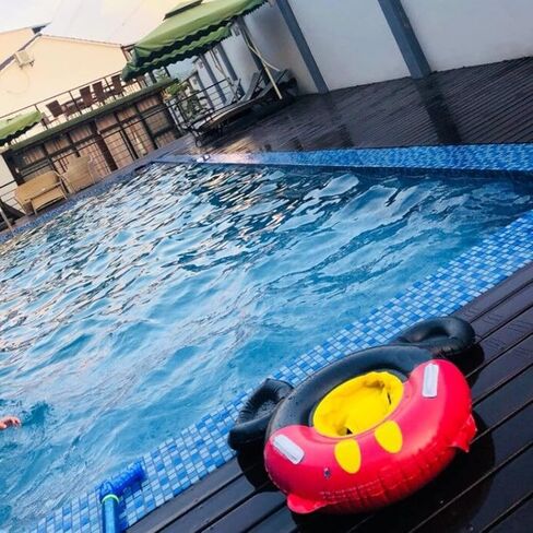 MC TTL السباحة تعويم ميكي ماوس الكرتون الاطفال الطفل طوافة بلاستيكية للسباحة حوض سباحة قابل للنفخ العائمة بركة مستديرة ألعاب أطفال تعويم سميكة in Kuwait