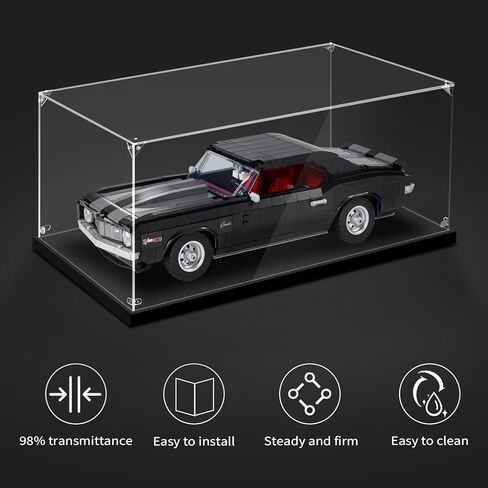 LILIKAKA Acrylic Display Case for Lego 10300 10304 10290 21328 10279 10295, 14.96x7.87x7.08 (38x20x18cm), Protect Your Collectibles from Dust with a Clear Showcase in Saudi Arabia