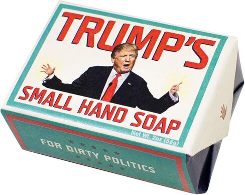 Trump's Small Hands Soap - Republican and Democrat - Made in the USA in Saudi Arabia