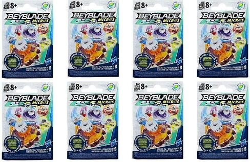 BeyBlade Micro Party Favor/Party Treat Beyblade Burst Series 3 Mystery Pack (Bundle of 8) in Saudi Arabia