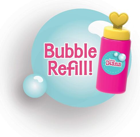 Love, Diana Light-Up Bubble Wand and 3.4 Ounce Refill, Outdoor, Bath, and Pretend Role Play Toys, Kids Toys for Ages 3 Up by Just Play in Kuwait