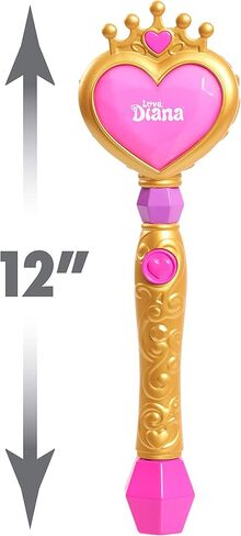 Love, Diana Light-Up Bubble Wand and 3.4 Ounce Refill, Outdoor, Bath, and Pretend Role Play Toys, Kids Toys for Ages 3 Up by Just Play in Kuwait