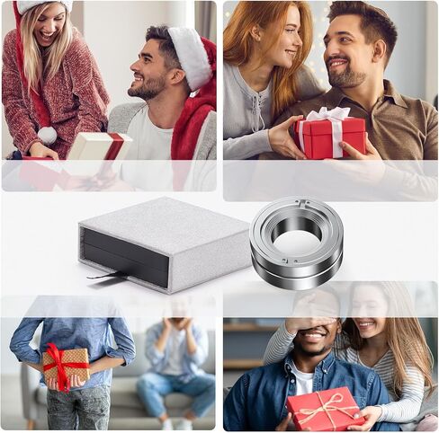 SOWSUN حلقة لعبة تململ مغناطيسية للغزل، نقرة ميكانيكية، حلقة منزلق، حلقة منزلق لتخفيف التوتر والقلق من أجل اضطراب فرط الحركة ونقص الانتباه، أداة دوارة تململ للبالغين، أداة EDC، كتلة عملة حسية لمسية in Kuwait