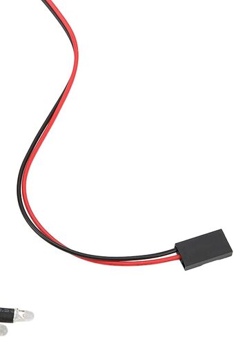 أضواء LED للسيارة RC، محاكاة 5-9 فولت 2 أبيض 2 أحمر أضواء LED لشاحنة RC جذابة لمحور Scx24 in Saudi Arabia