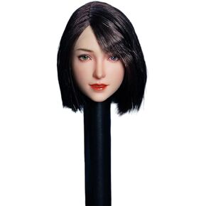 1/6 Scale Female Head Sculpt, Asian Girl Pale Skin Head Carved for 12inch Phicen TBLeague Action Figure Body Collection (B) in Kuwait