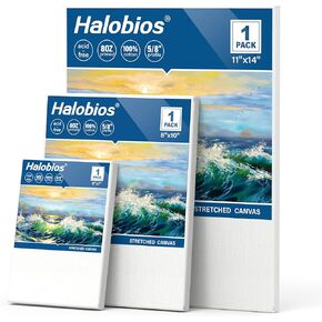 Canvas Boards for Painting 8x10 Inch, 48 Pack Art Paint Canvas Panels Set Boards, 100% Cotton Primed Painting Supplies for Acrylic, Oil, Tempera & Watercolor Paint