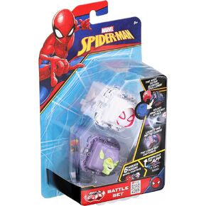 MARVEL Avengers Battle Cubes 2-Pack, Captain America VS Black Panther, Unleash Power, Launch Attack, 2 Cubes & 6 Tokens, RPS Auto-Battle System, Battle Cube APP, Collectible Pocket-Sized Game, Ages 5+ in Kuwait