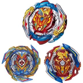 3-Piece Bey Battling Burst Tops B-201 Zest Achilles B-150 Union Achilles B-163 Brave Valkyrie pro Series Set Combat Battling Game for Kids Children Birthday Christmas Party Idea in Kuwait