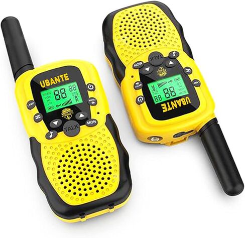 UBANTE جهاز اتصال لاسلكي للأطفال، ألعاب أطفال محمولة هدية للأطفال جهاز Walky Talky، ألعاب للأولاد والبنات من عمر 3 إلى 15 عامًا، لألعاب المغامرات الداخلية والخارجية - عبوتان in Kuwait