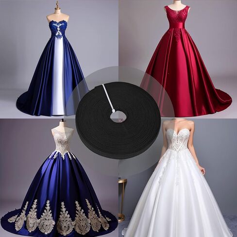 VIVIPAKOKO 12 ياردة مغطاة بالقطن والبوليستر والبولي بروبيلين 12 مم (أسود) in Kuwait