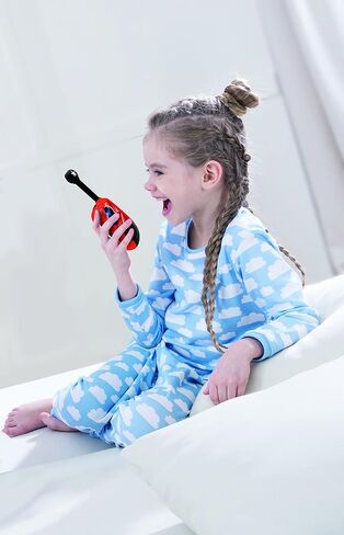 يونيكورن - أجهزة اتصال لاسلكية رقمية للأطفال - نطاق نقل 1.2 ميل، وظيفة ضوء مورس، مشبك حزام للنقل، بطارية، وردي، TW25UNI in Kuwait