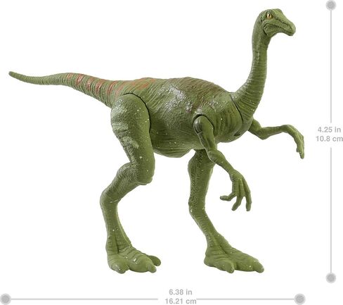 Jurassic World Fierce Force Gallimimus Camp Cretaceous Dinosaur Action Figure with Movable Joints, Realistic Sculpting & Single Strike Feature, Kids Gift Ages 3 Years & Older in Saudi Arabia