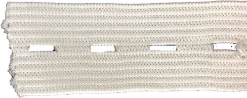 Buttonholes Elastic Flat Sewing Band Spool with Button 15mm, Elastic Stretchable, Ideal for DIY Waistbands,Necklines 3/4 inch × 2 Yards. (Black) in Kuwait