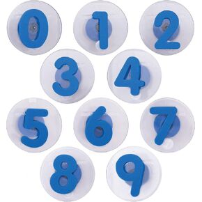 READY 2 LEARN Giant Stampers - Numbers 0-9 - Set of 10 - Easy to Hold Foam Stamps for Kids - Arts and Crafts Stamps for Displays, Posters, Signs and DIY Projects in Kuwait