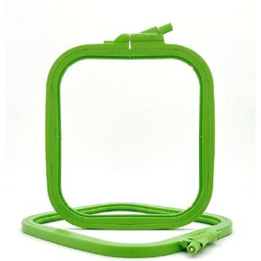 Nurge Green Small (No:2) Plastic Square Embroidery Hoop, Cross Stitch Hoops, Punch Needle Hoop , DIY Craft Sewing,ABS Plastic Embroidery Hoops