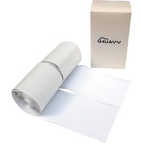 3 Inches Width 1.5 Yards Length | self-Adhesive Hook and Loop Style Sheets | Super Sticky Glue Nylon Patch | Strips | Patch | Fastener,White (3in x 1.5yd)
