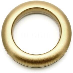 CRAFTMEMORE Curtain Grommets 1-9/16" (40mm) Inner Diameter Plastic Curtain Rings, Clip on Eyelet Rings, Home Drapes Grommets 8 Pack (Chrome)