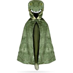 Great Pretenders T-Rex Hooded Cape, Size 4-5 Dress-Up Play