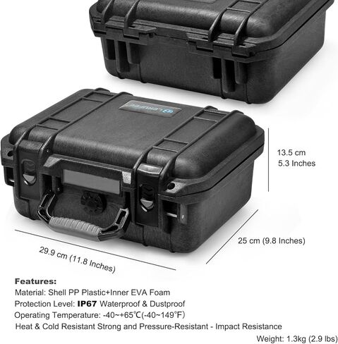 ليكوفي حافظة صلبة مقاومة للماء متوافقة مع دي جيه اي ميني 3 برو (دي جيه اي ار سي) وجهاز تحكم عن بعد دي جيه اي ار سي وملحقات طائرة دي جيه اي ميني 3 (الحافظة فقط) in Kuwait