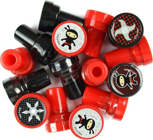 TINYMILLS 24 Pcs Ninjas Stampers for Kids in Saudi Arabia