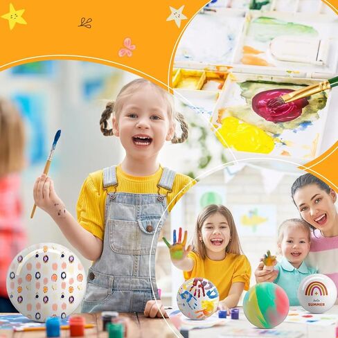 6 قطع من GCQJOQ كرات نطاطة رخامية، كرات ركل كرات حسية قابلة للنفخ لملعب مدرسة الشاطئ، كرات لعب داخلية/خارجية in Kuwait