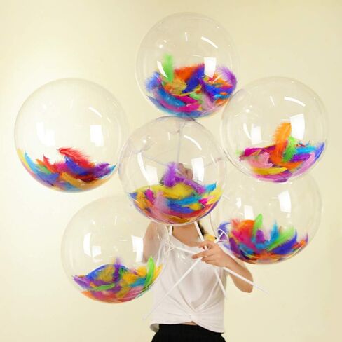 600PCS Colorful Feathers DIY Crafting Feathers Wedding and Party Decoration Feathers Christmas Feather Bulk for Mask,Windbell and Earrings,3-5 Inch in Kuwait