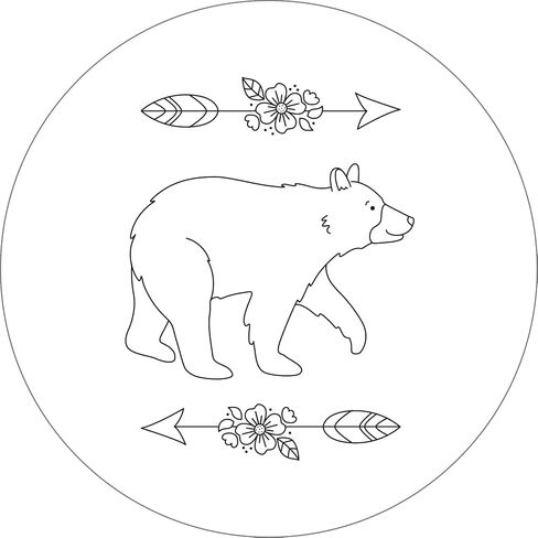 Woodland Embroidery Pattern Transfers (set of 10 hoop designs!) in Saudi Arabia