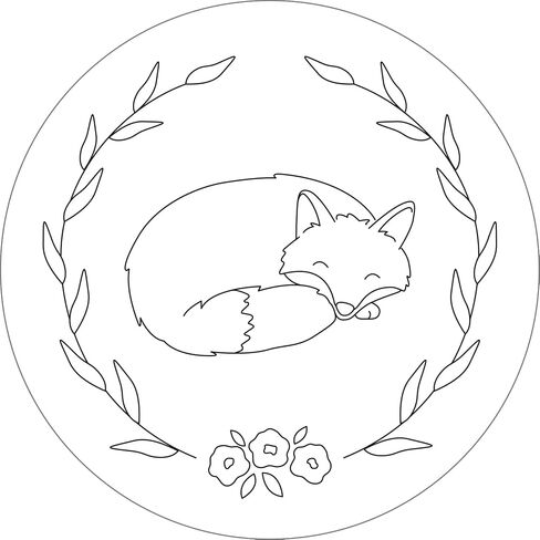 Woodland Embroidery Pattern Transfers (set of 10 hoop designs!) in Saudi Arabia