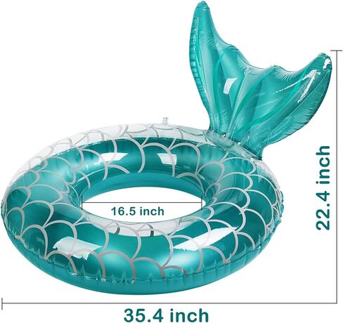 دائرة سباحة قابلة للنفخ، حلقة سباحة صيفية بقطر 43 بوصة، لعبة عائمة للسباحة وحفلات الرياضات المائية على الشاطئ من أجل المتعة in Kuwait