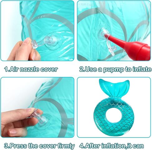 دائرة سباحة قابلة للنفخ، حلقة سباحة صيفية بقطر 43 بوصة، لعبة عائمة للسباحة وحفلات الرياضات المائية على الشاطئ من أجل المتعة in Kuwait