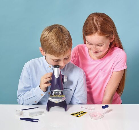 Brainstorm Toys 450X Illuminated Microscope Designed for Children Ages 8+ Years, Multi-Colour (Model: E2070) in Kuwait