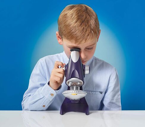 Brainstorm Toys 450X Illuminated Microscope Designed for Children Ages 8+ Years, Multi-Colour (Model: E2070) in Kuwait