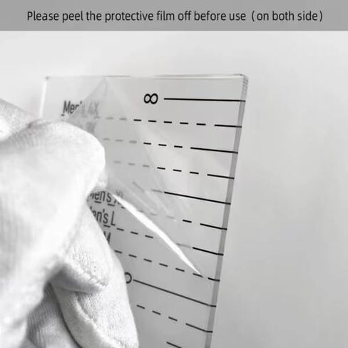 دليل مسطرة KINGRIA لمحاذاة الفينيل من الأكريليك على الصدر الأيسر أداة وضع شعار الخياطة اليدوية ملحقات مسطرة للتطريز والطباعة بالضغط الحراري in Kuwait