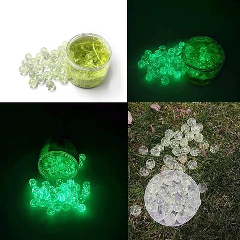 كرات زجاجية مضيئة في الظلام 50 متوهجة في الظلام - 1.58 سم من الرخام للأطفال، ديكور منزلي، لعبة رخامية للأطفال، حوض السمك للأسماك، حشو مزهرية، لعبة كلاسيكية للأطفال، ديكور الحفلات in Kuwait