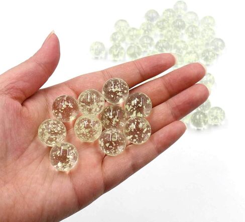 كرات زجاجية مضيئة في الظلام 50 متوهجة في الظلام - 1.58 سم من الرخام للأطفال، ديكور منزلي، لعبة رخامية للأطفال، حوض السمك للأسماك، حشو مزهرية، لعبة كلاسيكية للأطفال، ديكور الحفلات in Kuwait