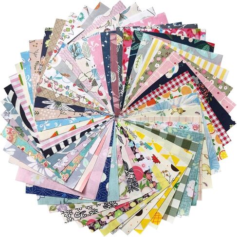 200 قطعة من levylisa (10.2 سم × 10.2 سم) 100% حزم من نسيج القطن مقطوعة مسبقًا، حزمة أرباع الخياطة DIY، حزمة نسيج ربع القطن، قماش مقطوع مسبقًا، حزم قماش اللحف، طقم لحاف مقطوع مسبقًا، ملاءة عتيقة in Kuwait