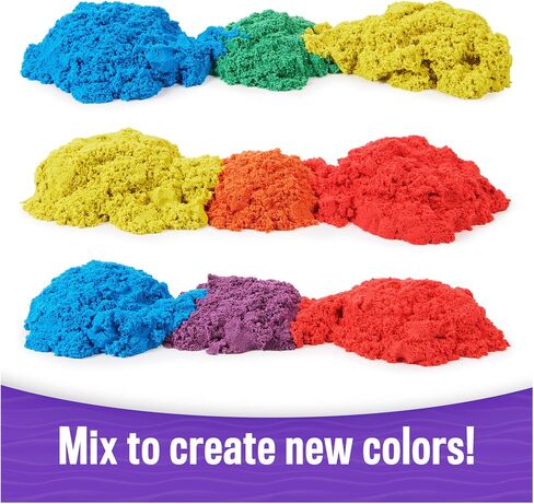 Kinetic Sand, 20-Pack Eggs with Red, Yellow, and Blue Play Sand, Christmas Stocking Stuffers, Party Favors & Goodie Bag Toys, Sensory Toys for Kids in Saudi Arabia