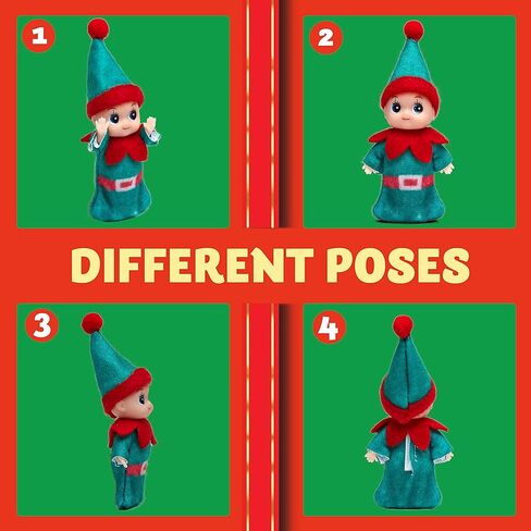 دمية قزم صغيرة من 3 قطع من جوين، دمية قزم صغيرة من الفينيل الملون على الوجه من الفينيل، اكسسوارات قزم للاطفال الاولاد والبنات من اجل ملحقات ودعائم القزم وتقويمات ادفينت وحشو الجورب in Kuwait