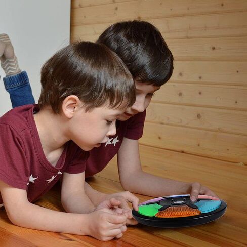 لعبة ذاكرة مضيئة مع أصوات من بيترلاين - لعبة إلكترونية كلاسيكية محمولة بـ 6 تسلسلات للأولاد والبنات والكبار، خفيفة الوزن، هدية محمولة للأطفال in Kuwait