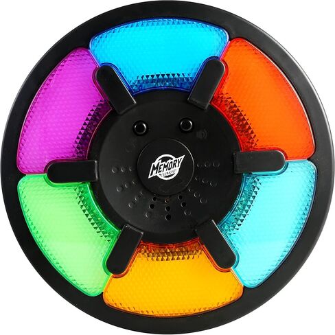 لعبة ذاكرة مضيئة مع أصوات من بيترلاين - لعبة إلكترونية كلاسيكية محمولة بـ 6 تسلسلات للأولاد والبنات والكبار، خفيفة الوزن، هدية محمولة للأطفال in Kuwait