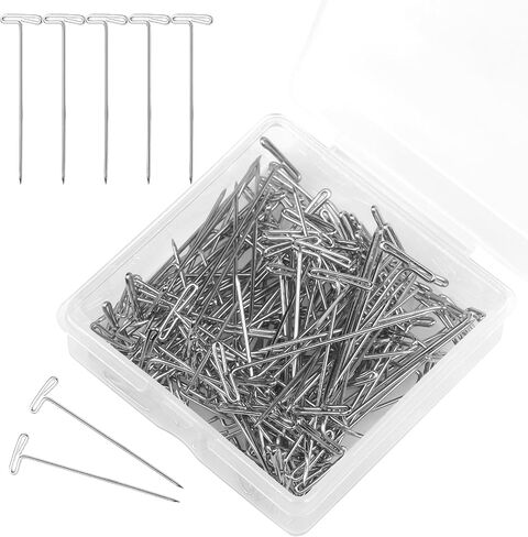 1 Inch 120 Pcs T Pins, Sewing Pins Wig pins Knitting Supplies in Kuwait