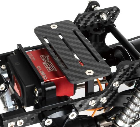 HOBOHY 1/10 علبة بطارية من ألياف الكربون ESC جهاز استقبال جبل ل 1:10 RC الزاحف LCG SCX10 استبدال الهيكل ترقية أجزاء in Kuwait