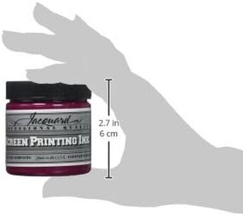 Jacquard Professional Screen Print Ink, Water-Soluable, 4oz Jar, Process Magenta (141) in Saudi Arabia