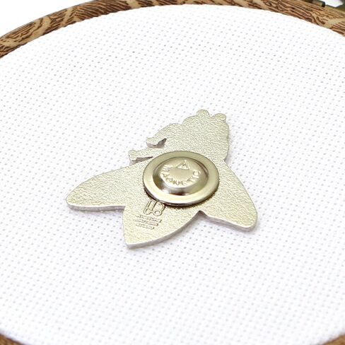 Awesome Pattern Studio Needle Minder Set - Mandala Bee Magnetic Needle Minder + 2 Needle Threaders. Enamel Pin for Cross Stitch, Embroidery and Craft in Saudi Arabia