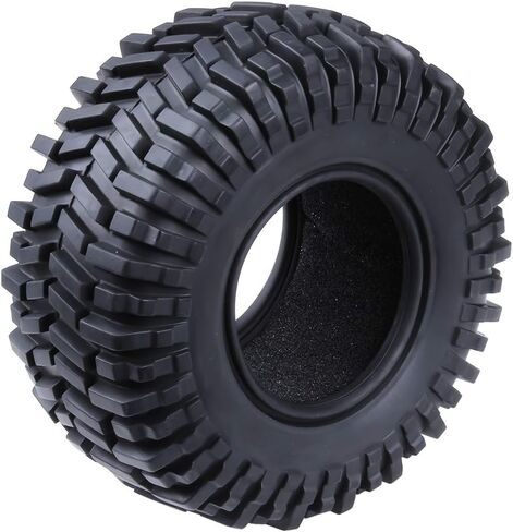 إطارات Hobbypark 2. 2 بوصة مع حشوات إسفنجية ذات إطارات إطارات ذات قفل خرز لشاحنة 1/10 RC Rock Crawler بديلة لجميع التضاريس (4 عبوات) in Saudi Arabia
