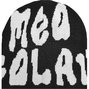 Tsalei Y2k Beanie Spider Beanie Double-Layer Knitted Hat Streetwear Headwear Winter Knit Beanies Hats for Men Women